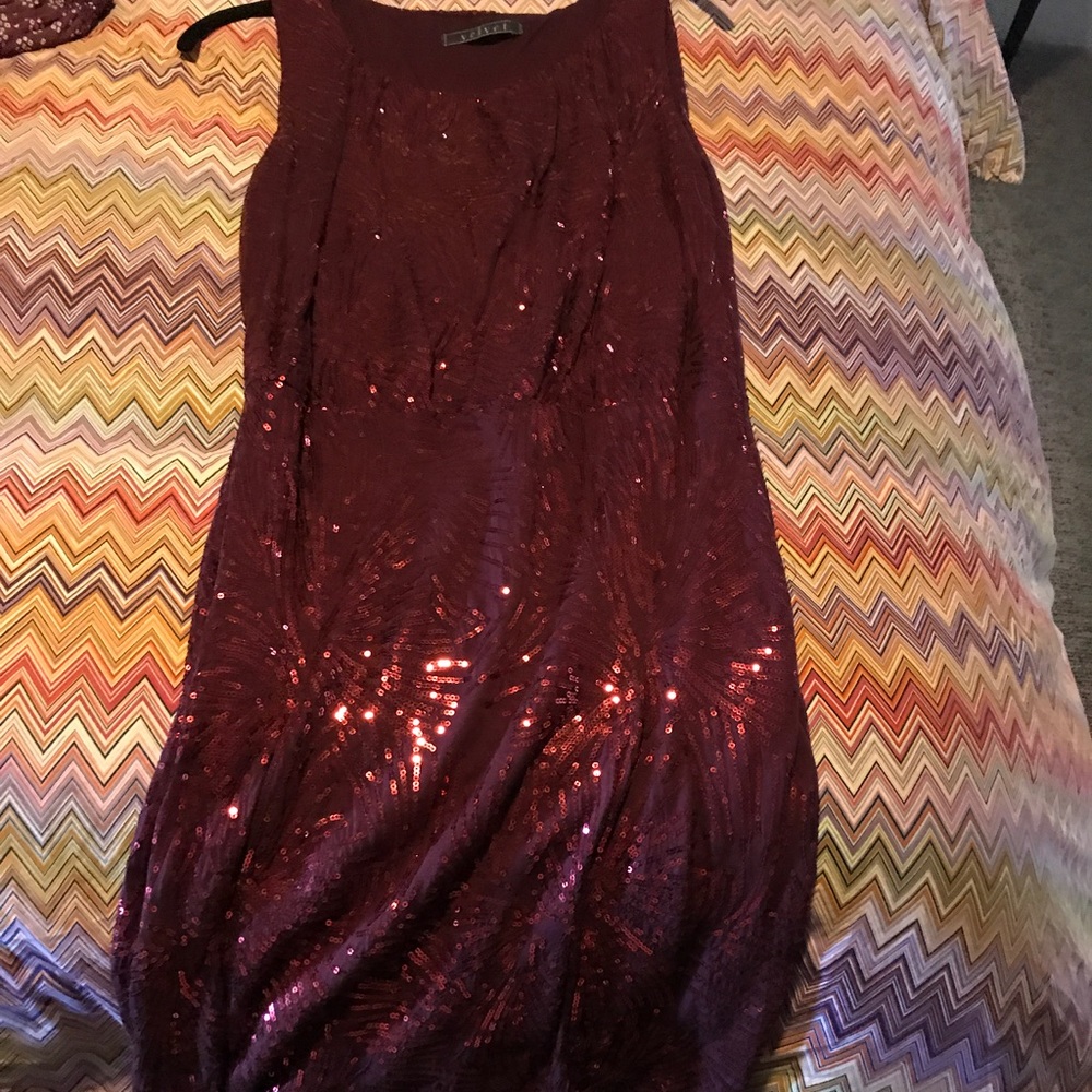 Velvet sequin dress